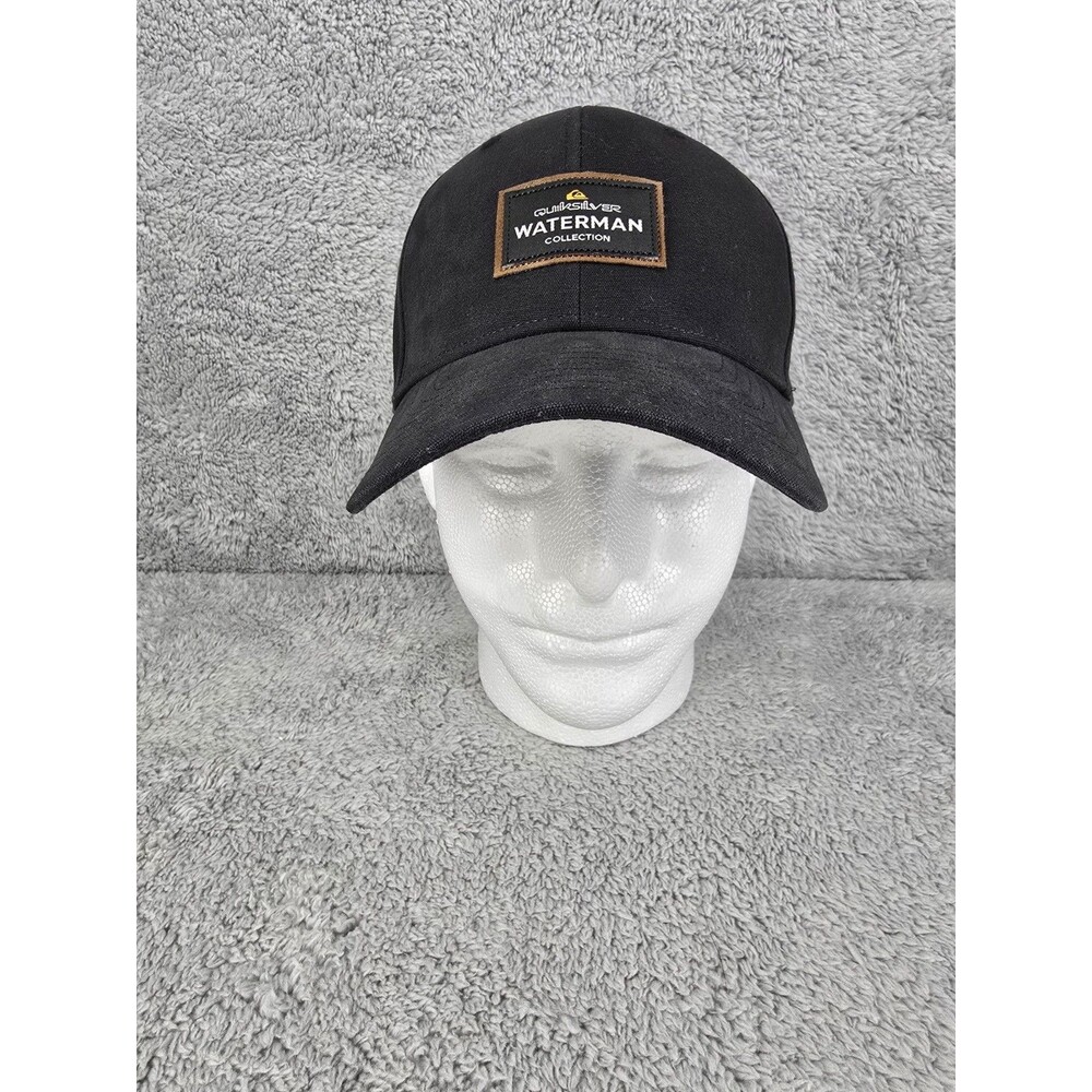 Quiksilver Waterman Perf Turf Cap Black Performance Hat Men’s OSFA.